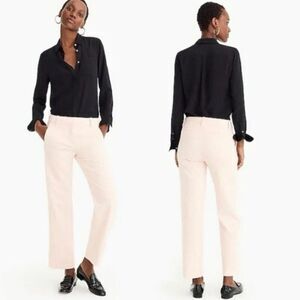 J. Crew Peyton Stretch Wide-leg Pant size 14T Pale Pink